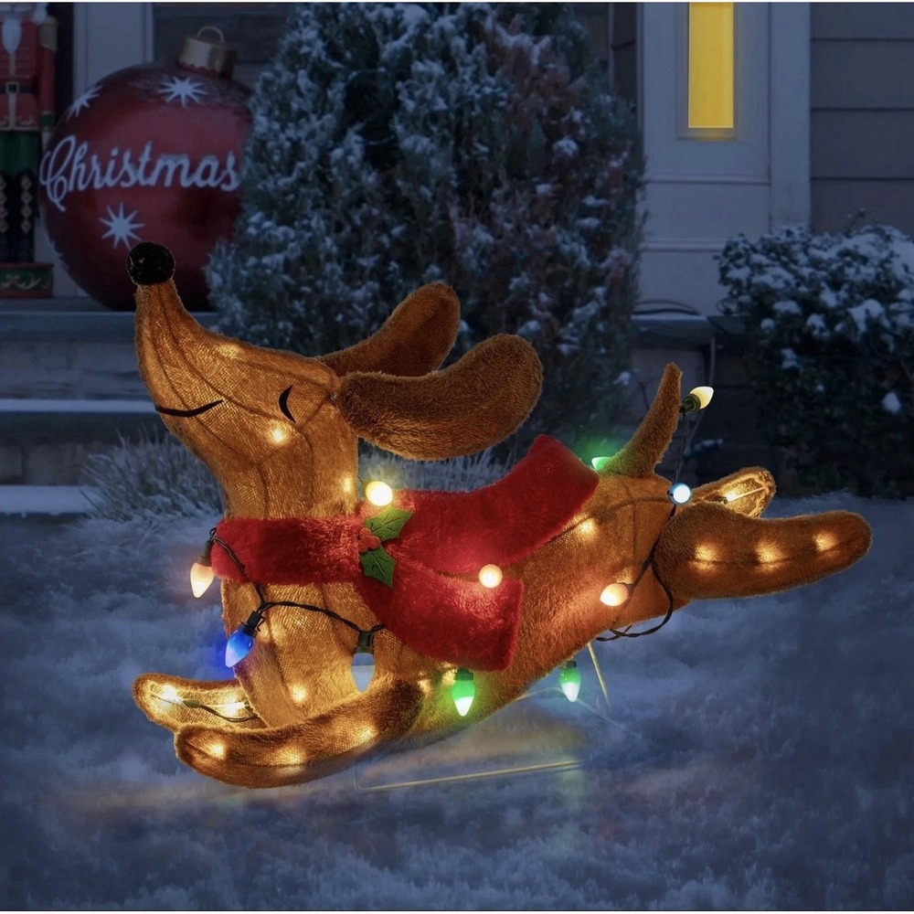 Holiday Time 30" Dachshund Lighted Christmas Dog LED Lights Indoor/Outdoor Decor